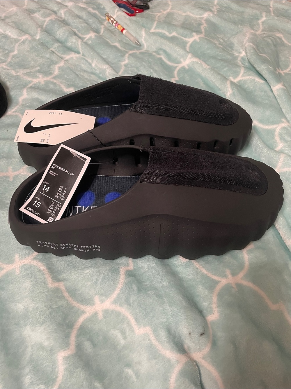 Nike Men’s Black Slip-On Foam Clog Sandals